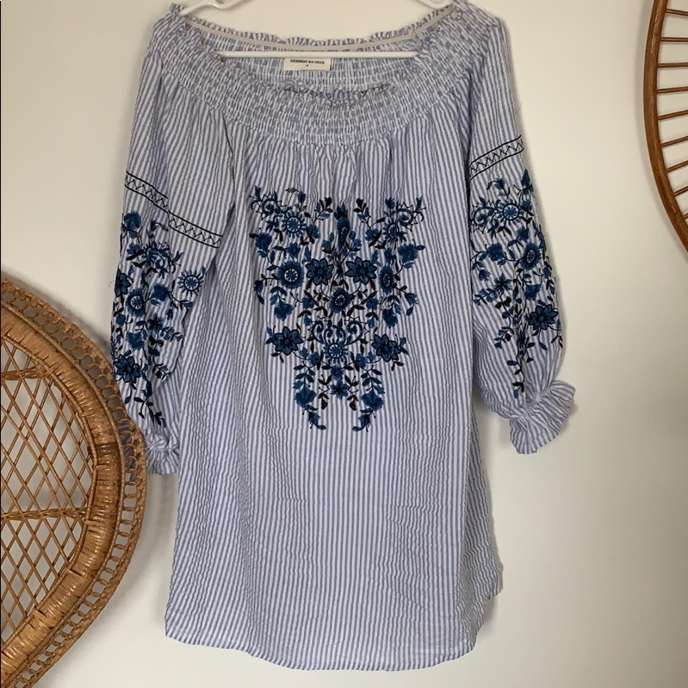 Embroidered Cover Up